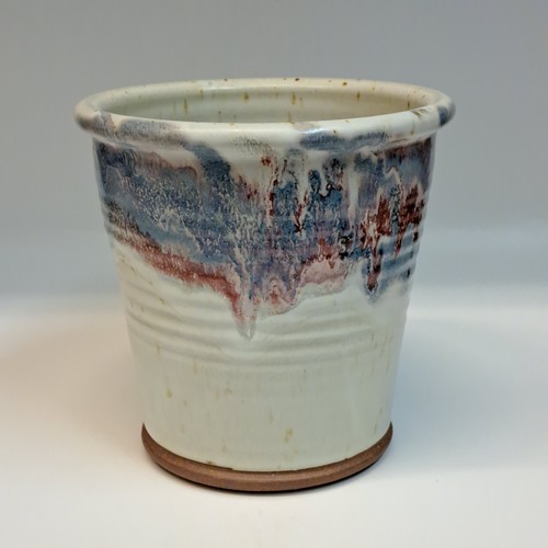 Click to view detail for #240721 Utensil Caddy Blue/Red $22